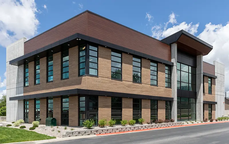 Exterior photograph of the Kaysville Cutler Riley office building